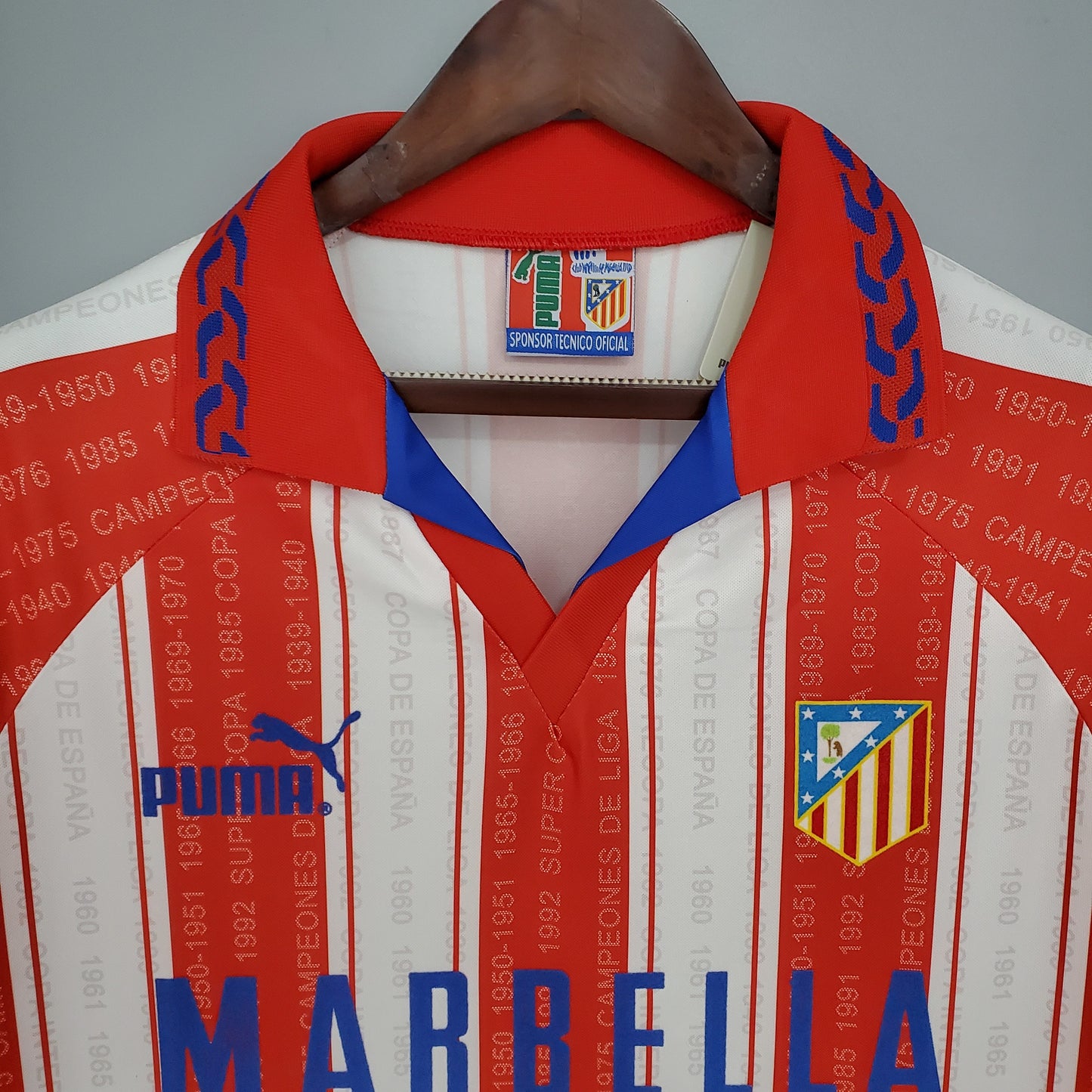 Retro Atletico Madrid 1995/96 Home Shirt