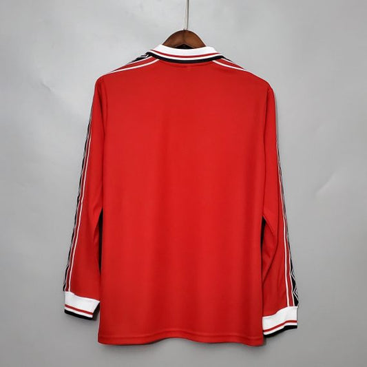 Retro Manchester United 1998/99 Long-Sleeve Home Shirt