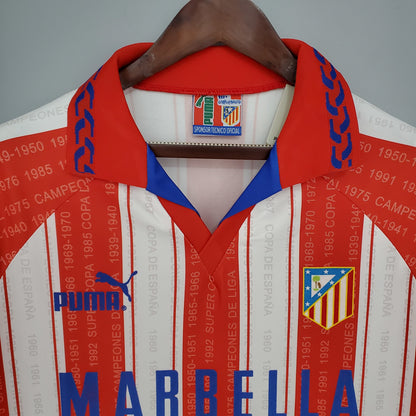 Retro Atletico Madrid 1995/96 Home Shirt