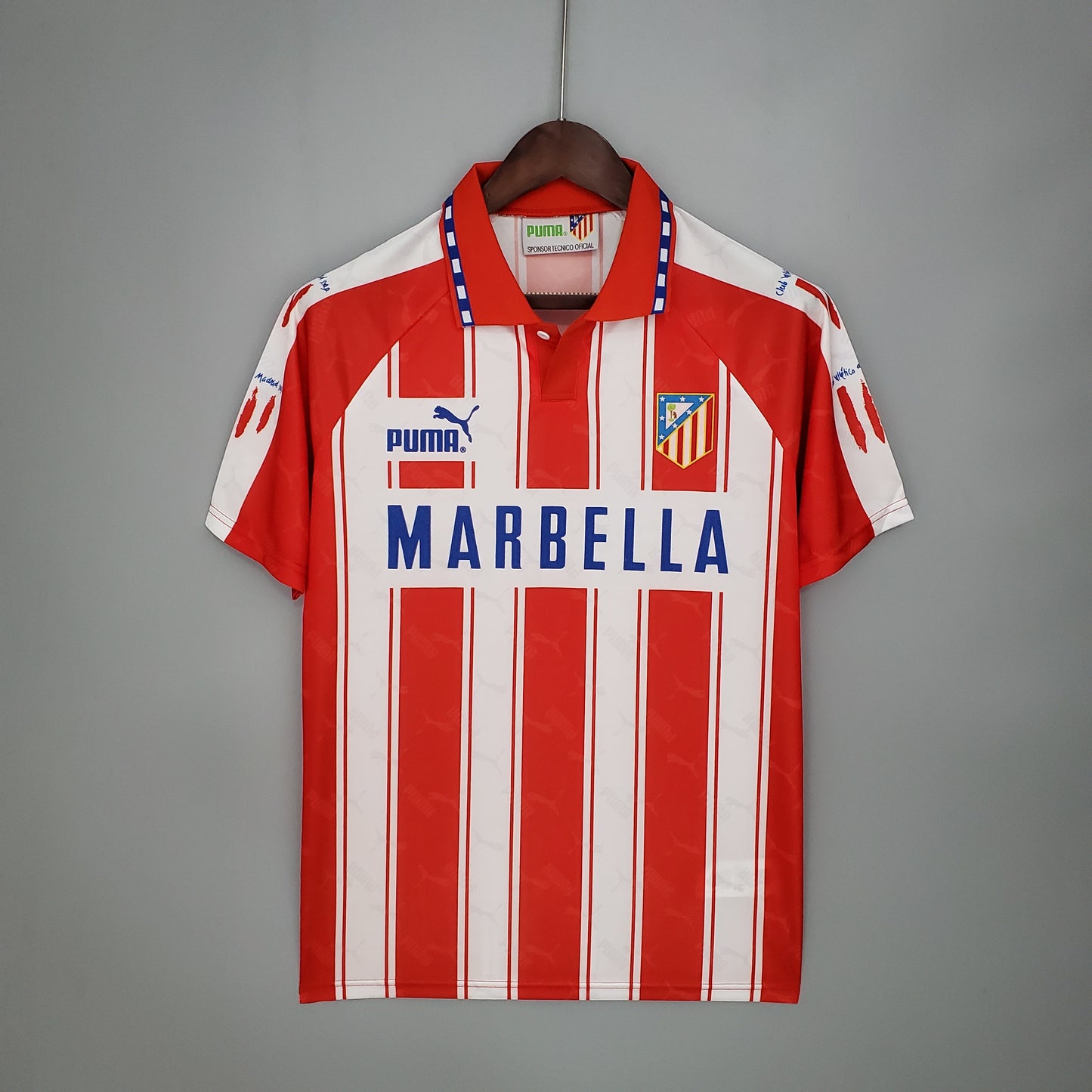 Retro Atletico Madrid 1994/95 Home Shirt
