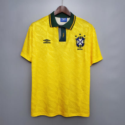 Retro Brazil 1992 Home Shirt