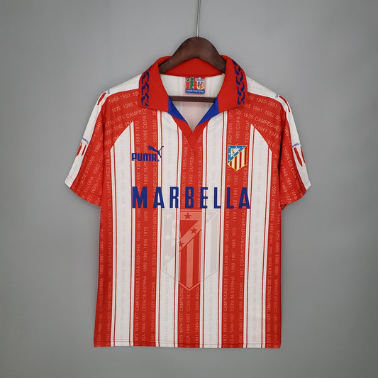 Retro Atletico Madrid 1995/96 Home Shirt