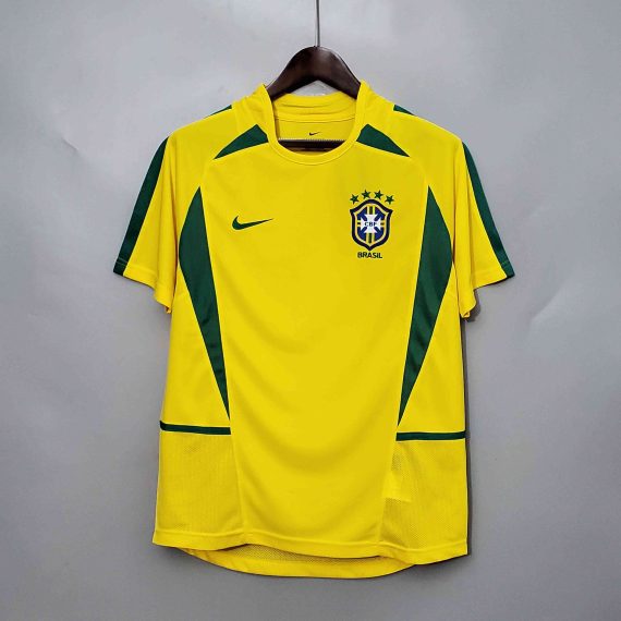 Retro Brazil 2002 Home Shirt