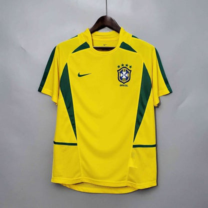 Retro Brazil 2002 Home Shirt