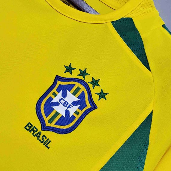 Retro Brazil 2002 Home Shirt