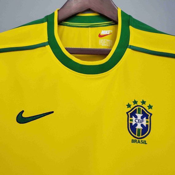 Retro Brazil 1998 Home Shirt