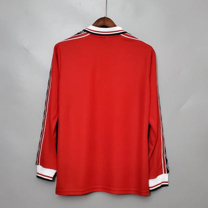 Retro Manchester United 1998/99 Long-Sleeve Home Shirt