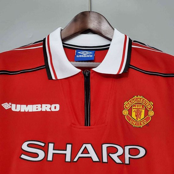 Retro Manchester United 1998/99 Long-Sleeve Home Shirt