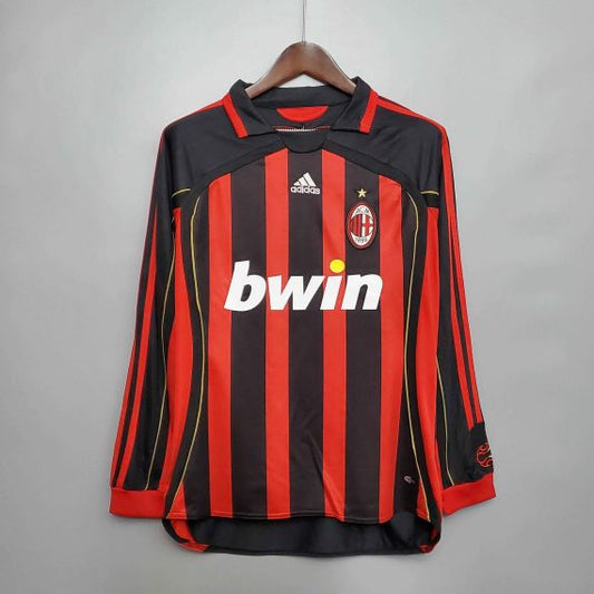 Retro AC Milan 2006/07 Long-Sleeve Home Shirt