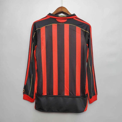 Retro AC Milan 2006/07 Long-Sleeve Home Shirt