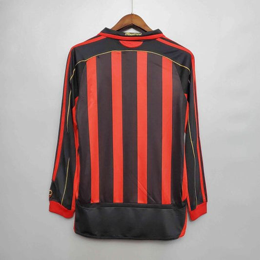 Retro AC Milan 2006/07 Long-Sleeve Home Shirt