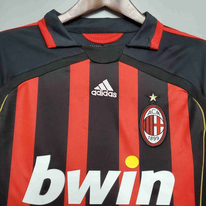 Retro AC Milan 2006/07 Long-Sleeve Home Shirt