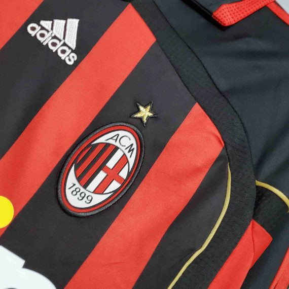 Retro AC Milan 2006/07 Long-Sleeve Home Shirt