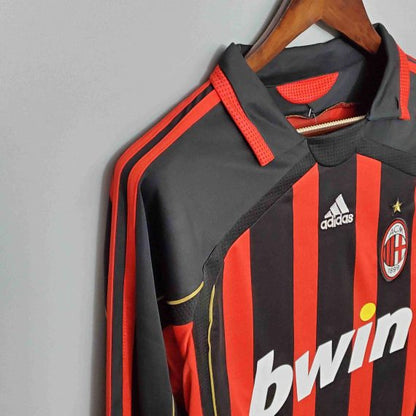 Retro AC Milan 2006/07 Long-Sleeve Home Shirt