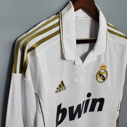 Retro Real Madrid 2011/12 Long-Sleeve Home Shirt