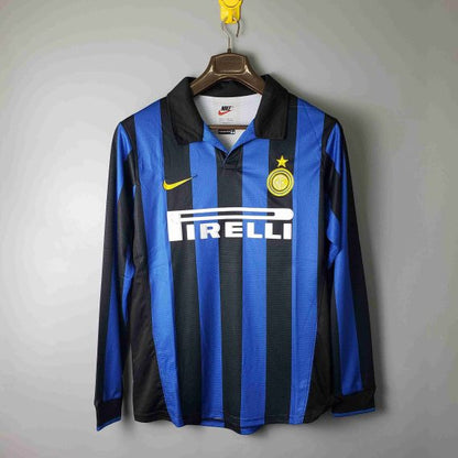 Retro Inter Milan 1998/99 Long-Sleeve Home Shirt