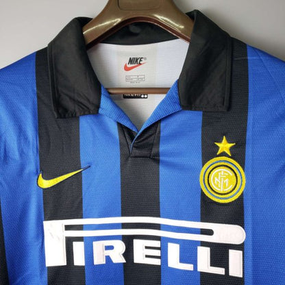 Retro Inter Milan 1998/99 Long-Sleeve Home Shirt