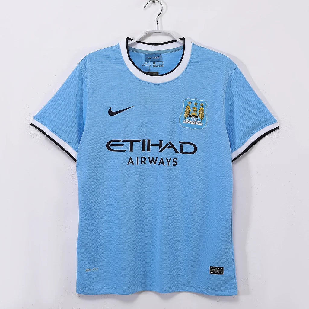 Retro Manchester City 2013/14 Home Shirt